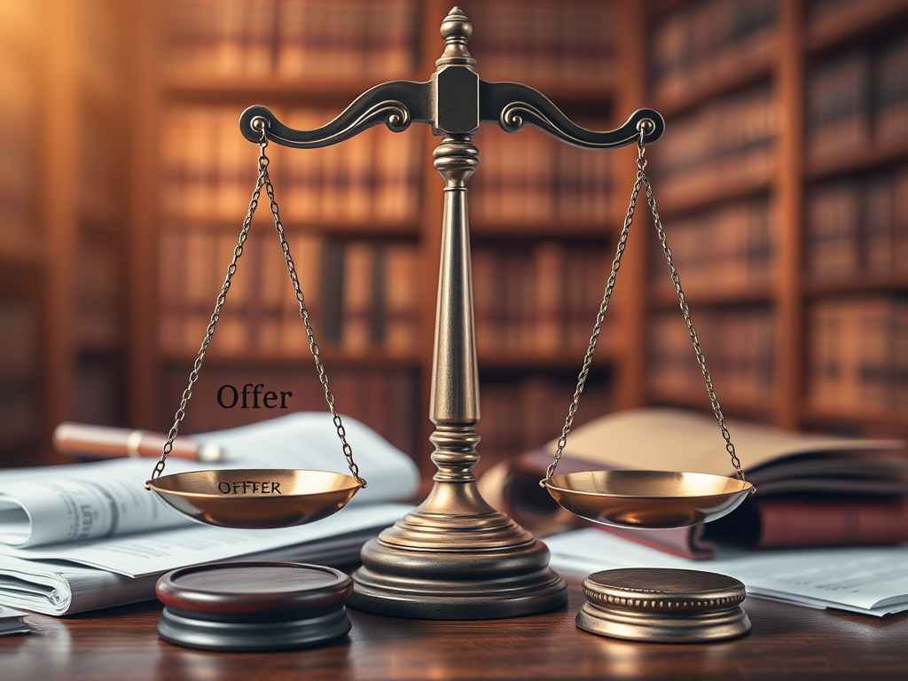 Illustration for the contract law offer and acceptance guide